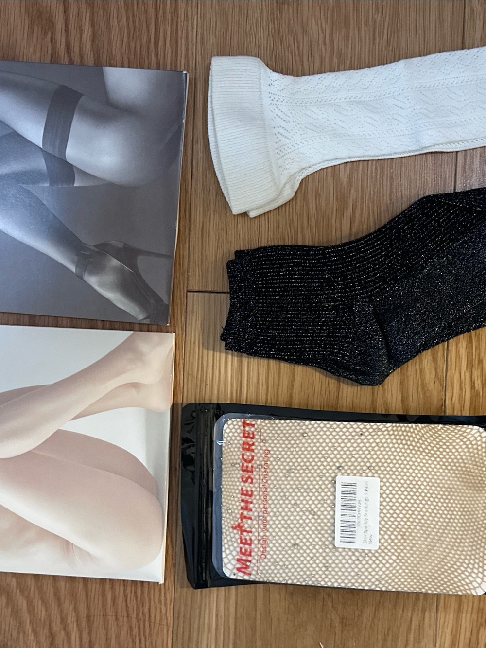Calvin Klein Women's Hoisery, Jeweled Fishnets & Novelty Socks